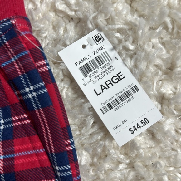 NWT Charter Club flannel pajama set - Picture 13 of 14